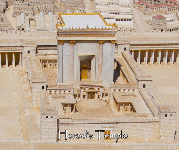 The first temple in Jerusalem is built