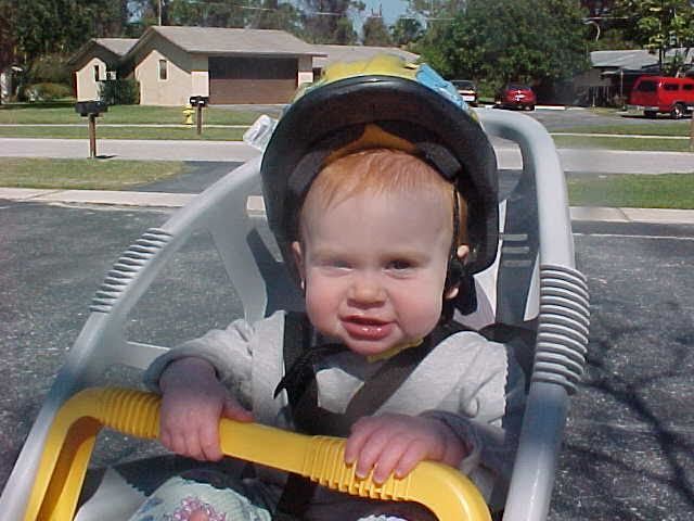 Yo monté una bicicleta  por primera tiempo.