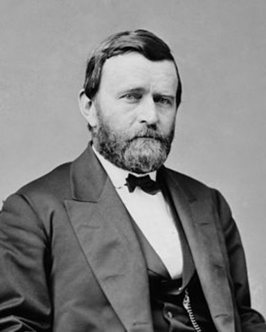 Ulysses S. Grant becomes the 18th president