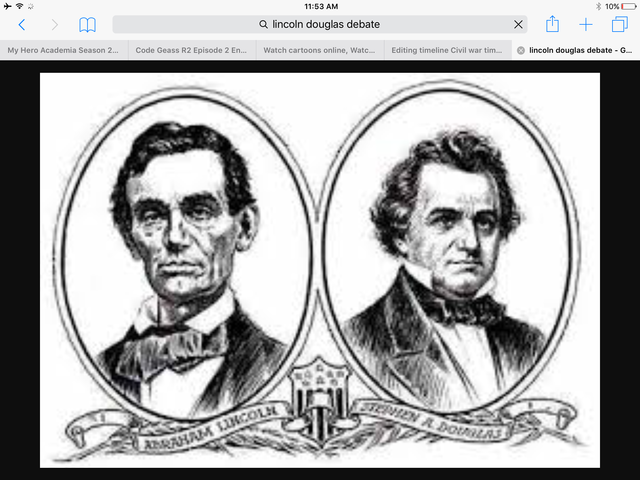 Lincoln Douglas debates