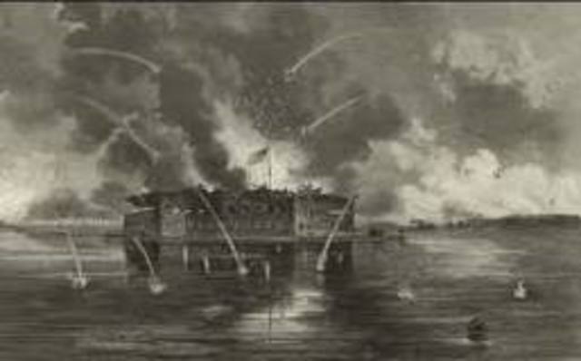 Open fire on Fort Sumter