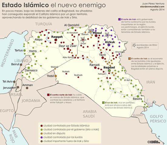 El territorio de Irak