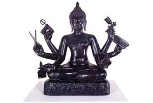 Rudolf Stingel's Buddha