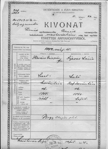 Szépszülők házasságkötése I.