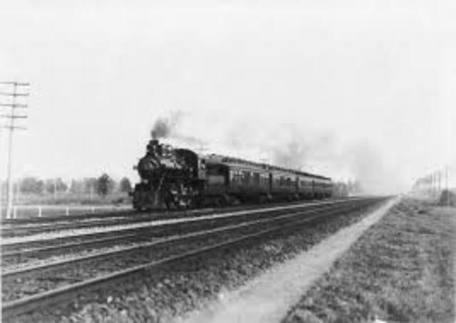 Started working at the railroad