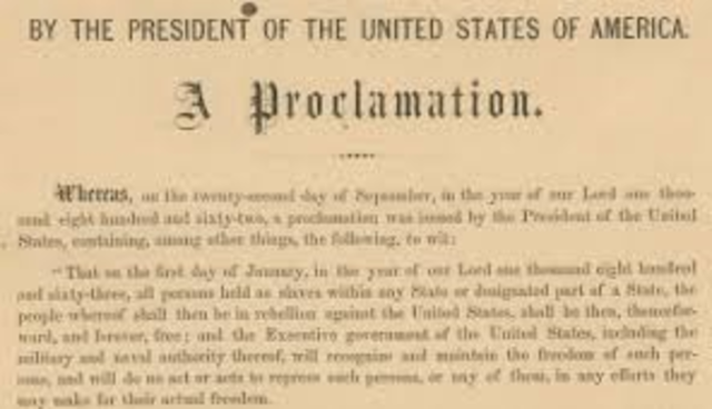 The Emancipation Proclamation