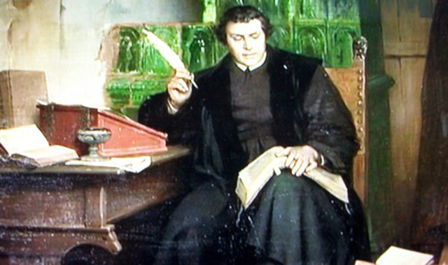 Lutero escribe una carta a Erasmo