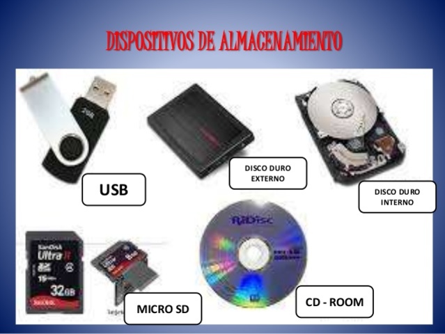 DISPOSITIVOS DE ALMACENAMIENTO