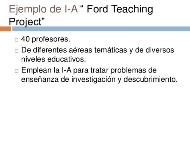 Ford Teaching Project