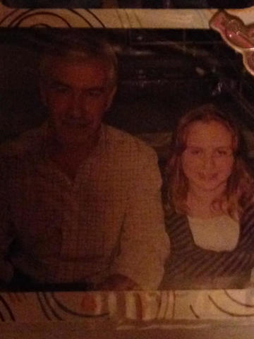 Yo bailé con mi padre en la fiesta