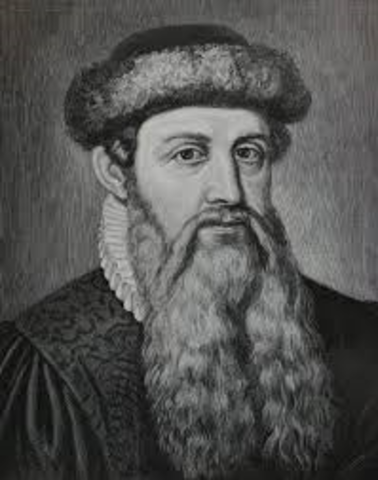 The Birth of Johann Gutenberg