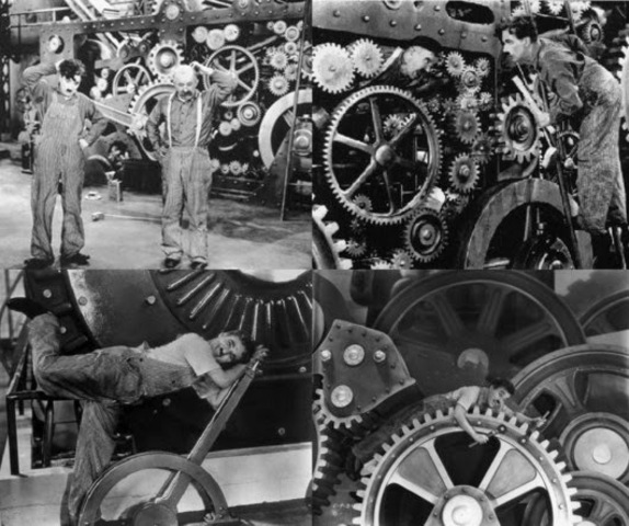 Charles Chaplin "Tiempos Modernos"