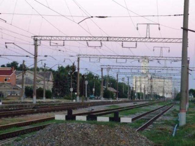 Открытие движения Курско-Харьковско-Азовской железной дороги на участке «Харьков-Славянск-Таганрог»