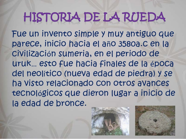 Invención de la rueda