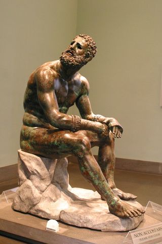 Seated Boxer