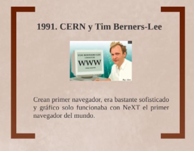1991. CERN Y TIM BERNERS-LEE