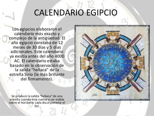Calendario egipcio