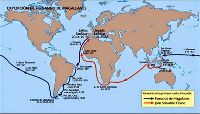 1ª Volta ao mundo, 1522