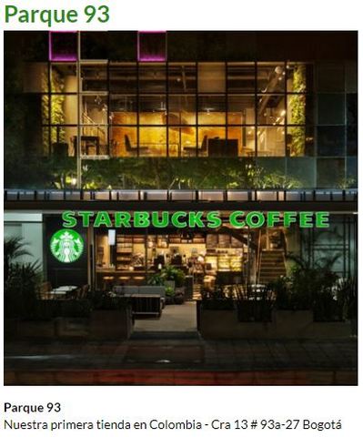 Starbucks opens first store in Bogota,