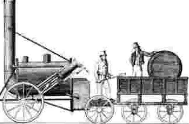 LLEGADA DE MAQUINA A VAPOR