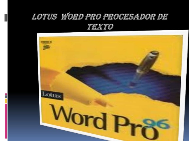 Lotus Word Pro