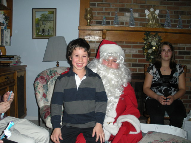 Jew Sits on Santa's Lap