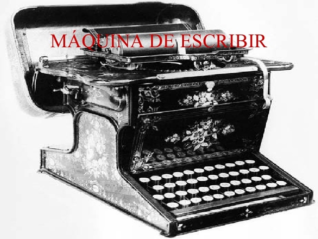 maquina de escribir por Thomas Edison