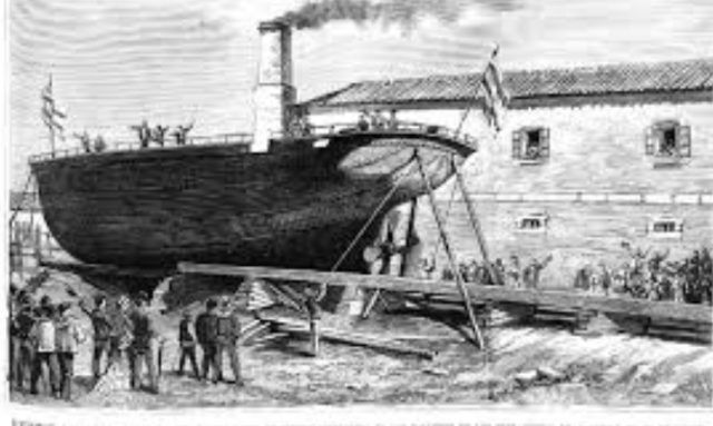 PRIMER BARCO METÁLICO