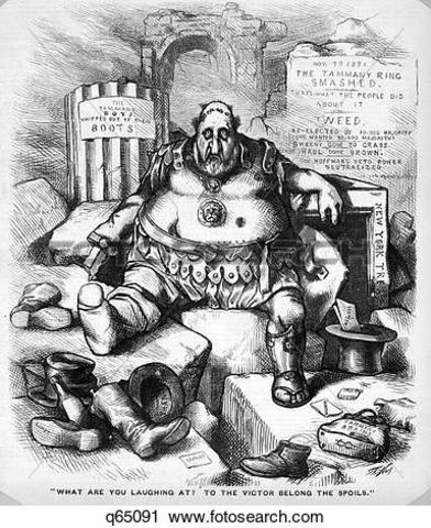 •	Boss Tweed rise at Tammany Hall