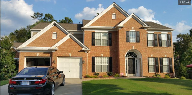 Mi familia y yo movimos a Charlotte.