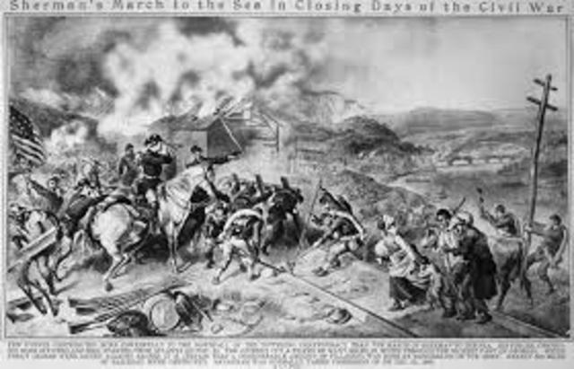 Sherman's March to the Sea begins