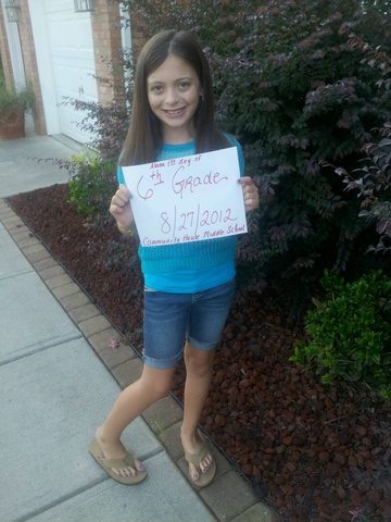 Yo empecé la escuela media.