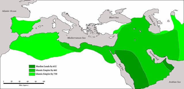 Furthest Extent of Muslim Empire