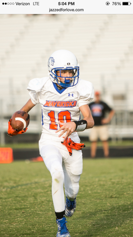 Jugando al fútbol americano