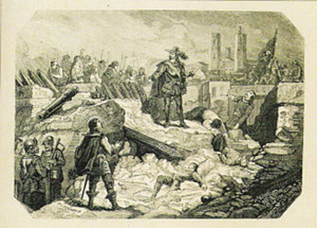 Inici del setge de Barcelona