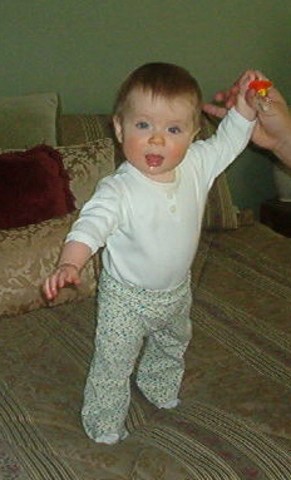 Yo caminé por primera vez.