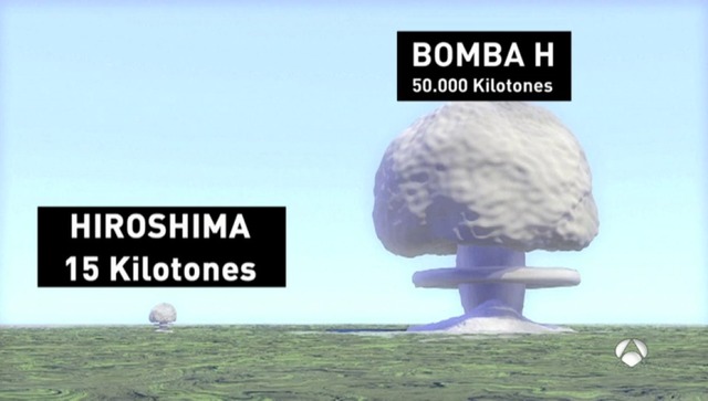 Estados Unidos prueba la bomba de hidrógeno