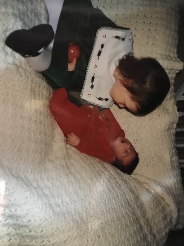 Cuando mi hermano era aquí.