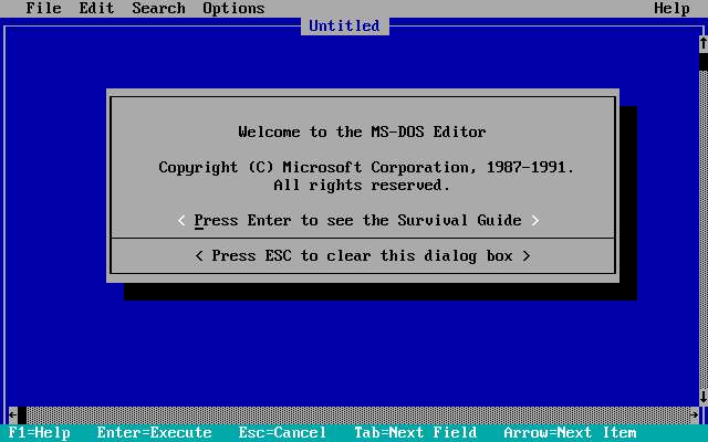 Quinta Versión MS-DOS 5.0