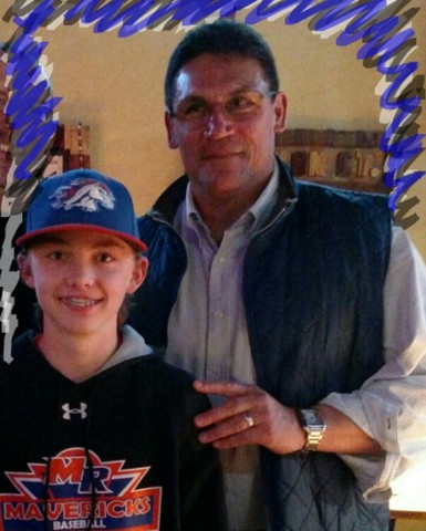 Yo tomé un foto con Ron Rivera