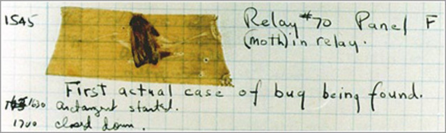 Origen de la paraula “bug”