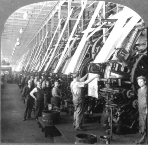 Industrialization Begins to Boom