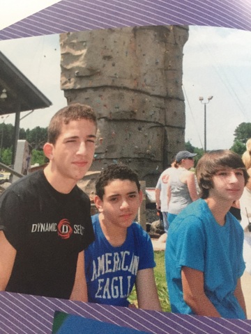 Primera subida de la roca