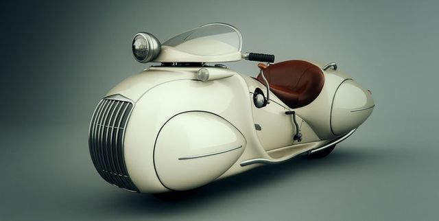 Streamline motorcycle