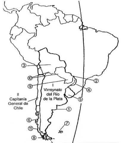 VIRREINATO DE BUENOS AIRES o de RÍO DEL APLATA