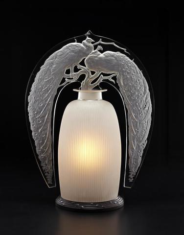 Veilleuse Deux Paons