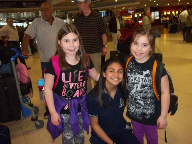 Went to Argentina to visit my family