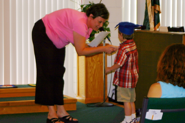 Me gradué de preescolar