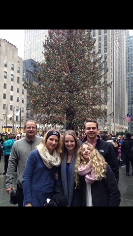 Yo viajé a Nueva York para competir.