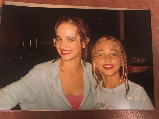 Me puse maquillaje por primera vez.